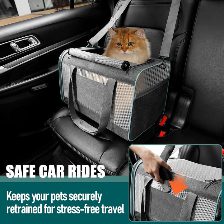 Furenvast - GAPZER Premium Pet Carrier for Large Cats and Sm