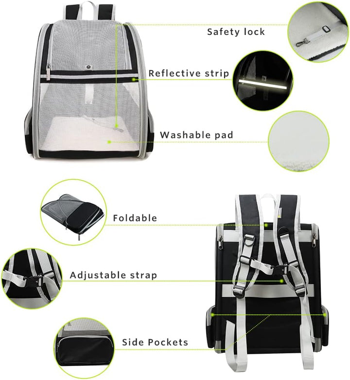 Furenvast - Texsens Deluxe Bubble Backpack Pet Carrier – Sle