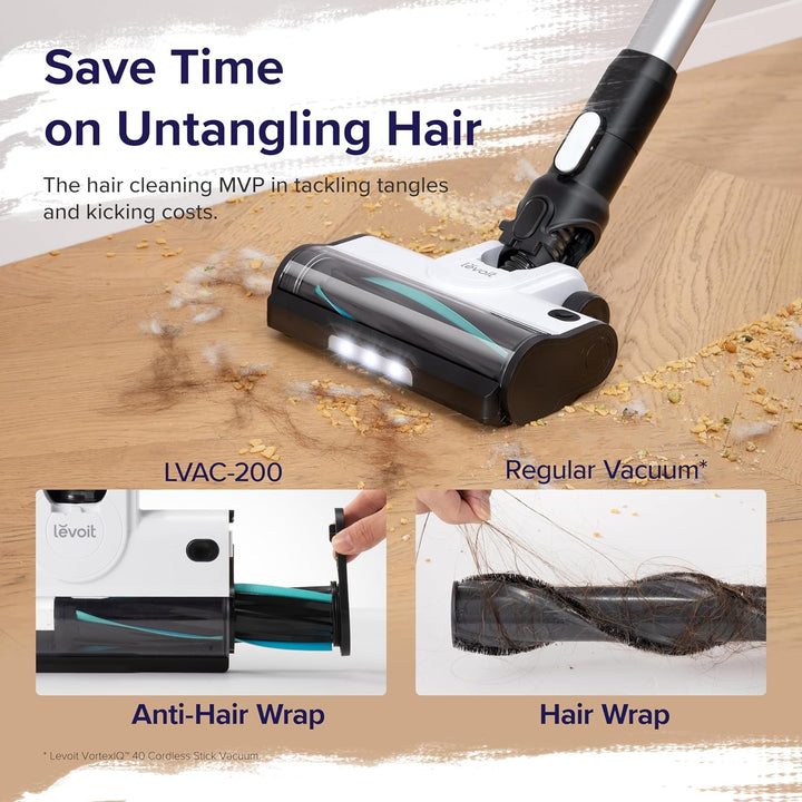 Furenvast - LEVOIT Cordless Stick Vacuum Cleaner: Tangle-Res