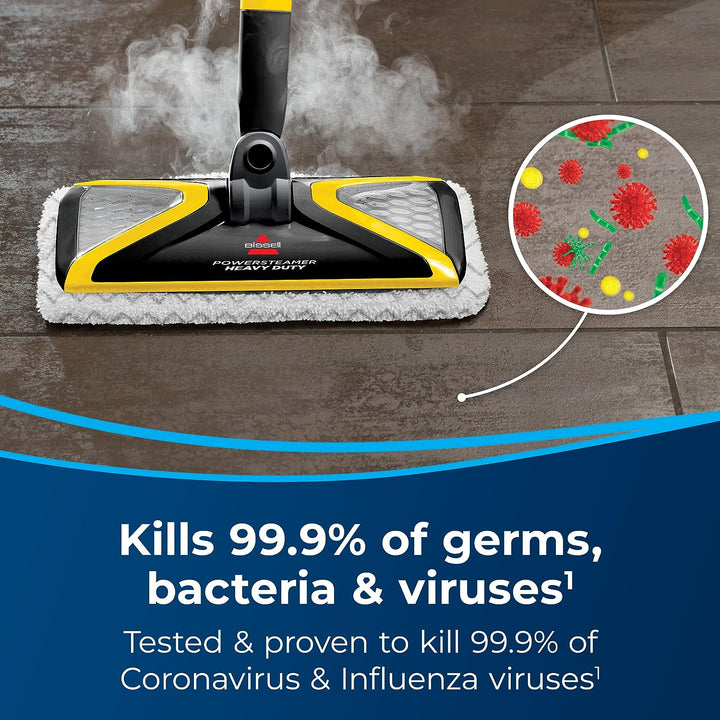 Furenvast - BISSELL Power Steamer Heavy Duty 3-in-1 Steam Mo