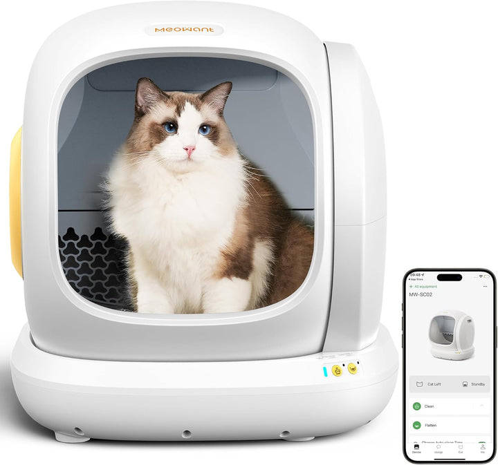 Furenvast - Meowant Self-Cleaning Cat Litter Box – 75L Extra