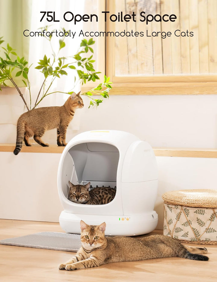Furenvast - Meowant Self-Cleaning Cat Litter Box – 75L Extra