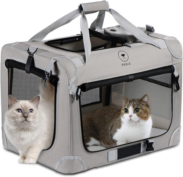 Furenvast - PEGIC Extra Large Soft-Sided Pet Carrier for Two