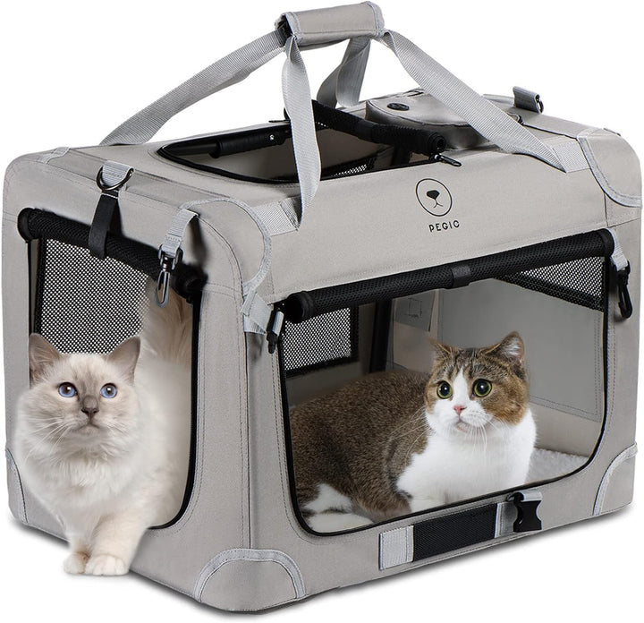 Furenvast - PEGIC Extra Large Soft-Sided Pet Carrier for Two