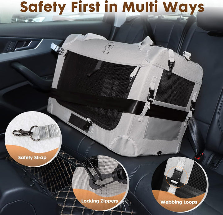 Furenvast - PEGIC Extra Large Soft-Sided Pet Carrier for Two