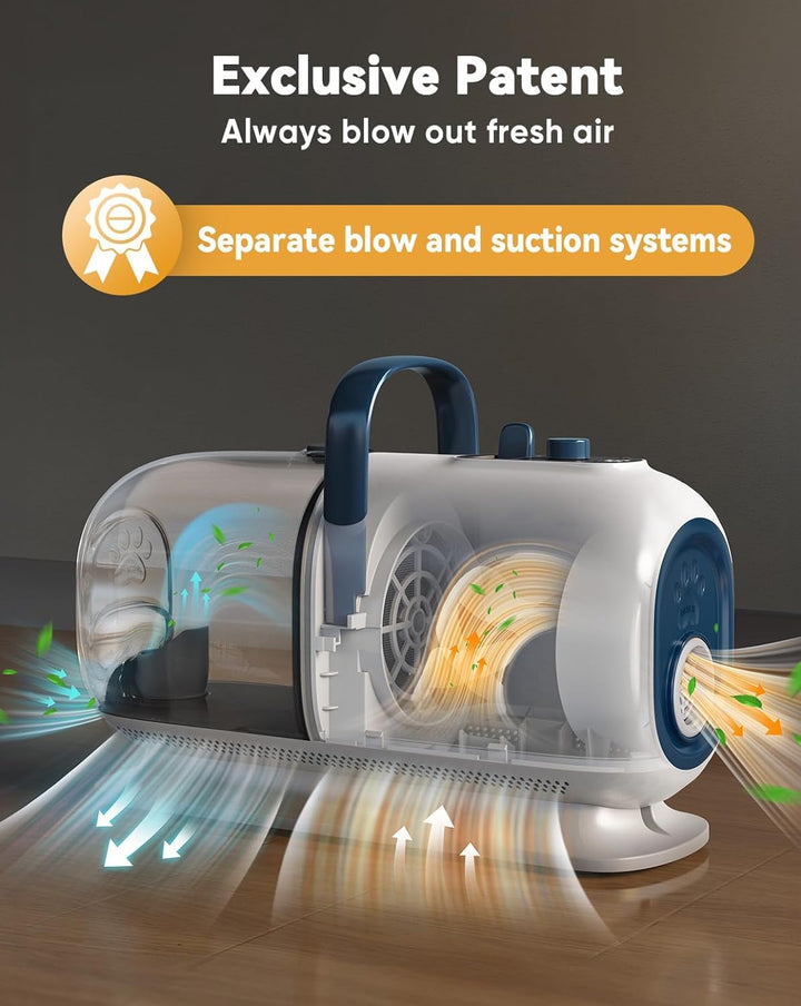 Furenvast - Oneisall 8-in-1 Dog Grooming Kit: Vacuum, Dryer,