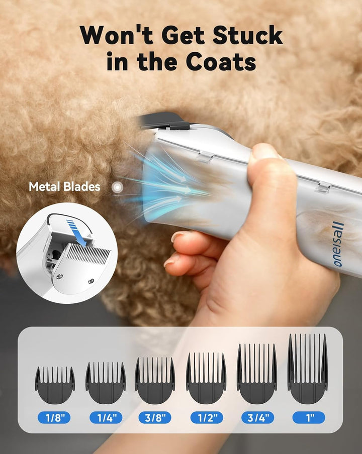 Furenvast - Oneisall 8-in-1 Dog Grooming Kit: Vacuum, Dryer,
