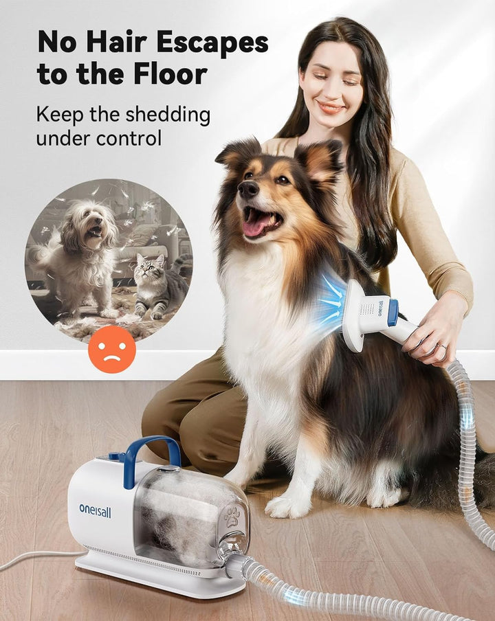 Furenvast - Oneisall 8-in-1 Dog Grooming Kit: Vacuum, Dryer,