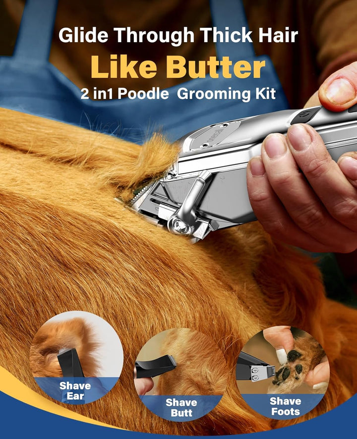 Furenvast - Oneisall Professional Dog Grooming Kit for Thick
