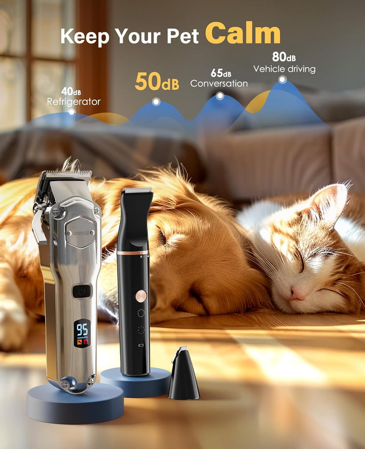 Furenvast - Oneisall Professional Dog Grooming Kit for Thick