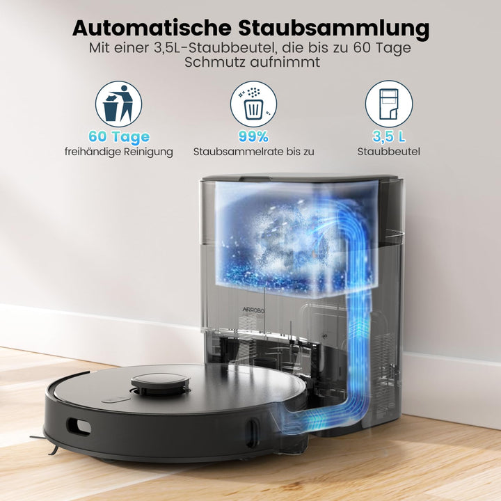 Furenvast - AIRROBO T20+ Saugroboter mit Wischfunktion, 3,5L