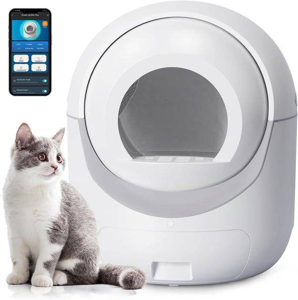 Furenvast - Smart Self-Cleaning Cat Litter Box with App Cont