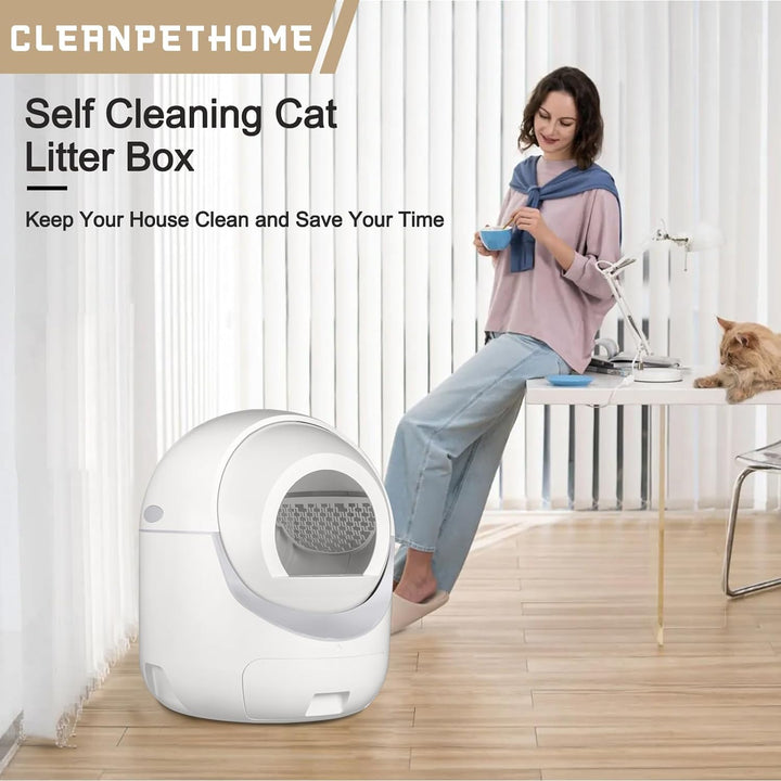 Furenvast - Smart Self-Cleaning Cat Litter Box with App Cont