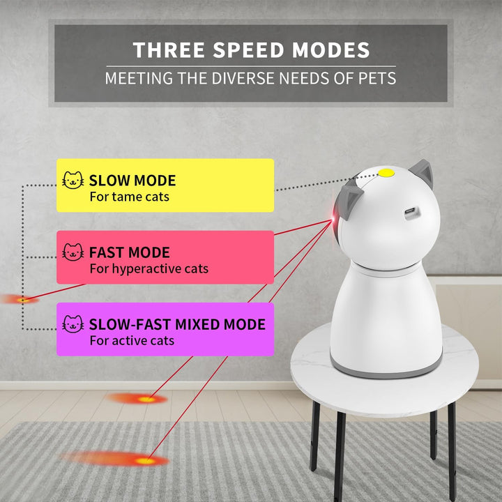 Furenvast - Rechargeable Automatic Laser Cat Toy with Random