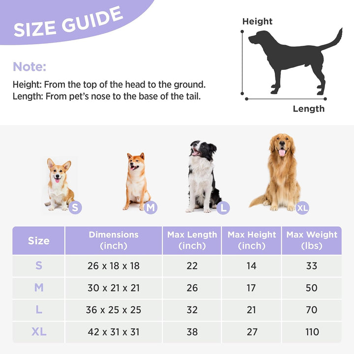 Furenvast - LE SURE Soft Collapsible Dog Crate - 36-Inch Por