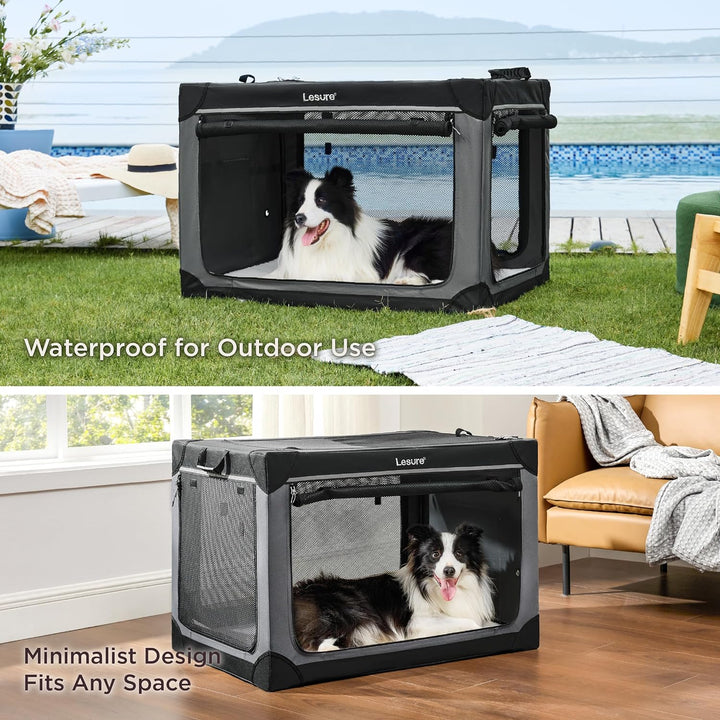 Furenvast - LE SURE Soft Collapsible Dog Crate - 36-Inch Por