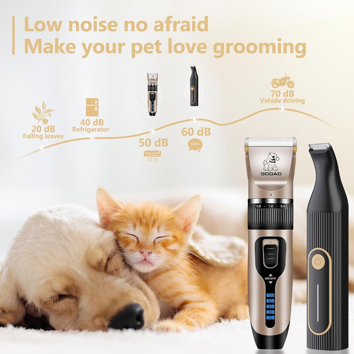 Furenvast - Rechargeable, Low-Noise Clippers with Nail Grind