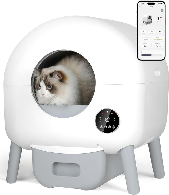 Furenvast - Automatic Self-Cleaning Cat Litter Box – 100L Ca
