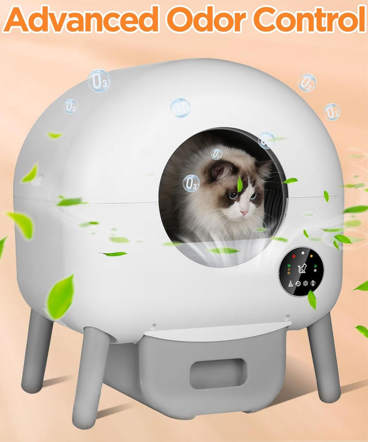Furenvast - Automatic Self-Cleaning Cat Litter Box – 100L Ca