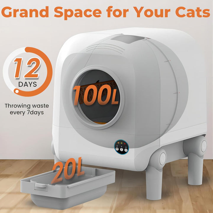 Furenvast - ZeaCotio X-Large Automatic Self-Cleaning Cat Lit