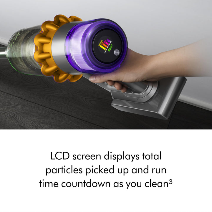 Furenvast - Dyson V15 Detect Plus Cordless Vacuum, Yellow/Ni