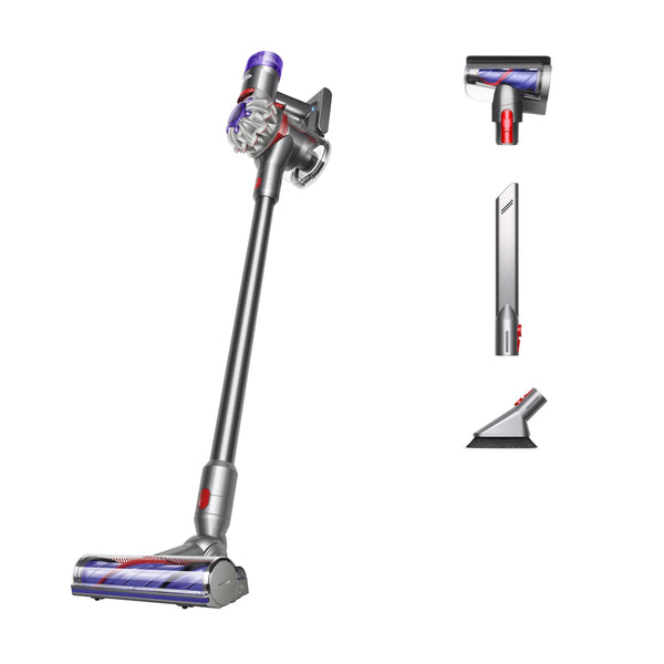 Furenvast - Dyson V8 Plus Cordless Vacuum, Silver/Nickel